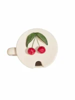 ماگ درب دار طرح گیلاس123