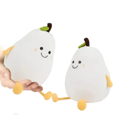 چراغ خواب سیلیکونی گلابی12