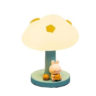 چراغ خواب قارچ و خرگوش سیلیکونی1