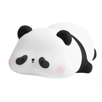 چراغ خواب کودک مدل سیلیکونی طرح پاندای خسته1