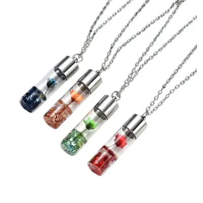 گردنبند مدل گل خشک شده1