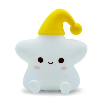 چراغ خواب سیلیکونی مدل ستاره کلاه دار1