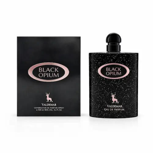 عطر و ادکلن زنانه والدمار BLACK OPIUM1 عطر و ادکلن زنانه والدمار BLACK OPIUM1
